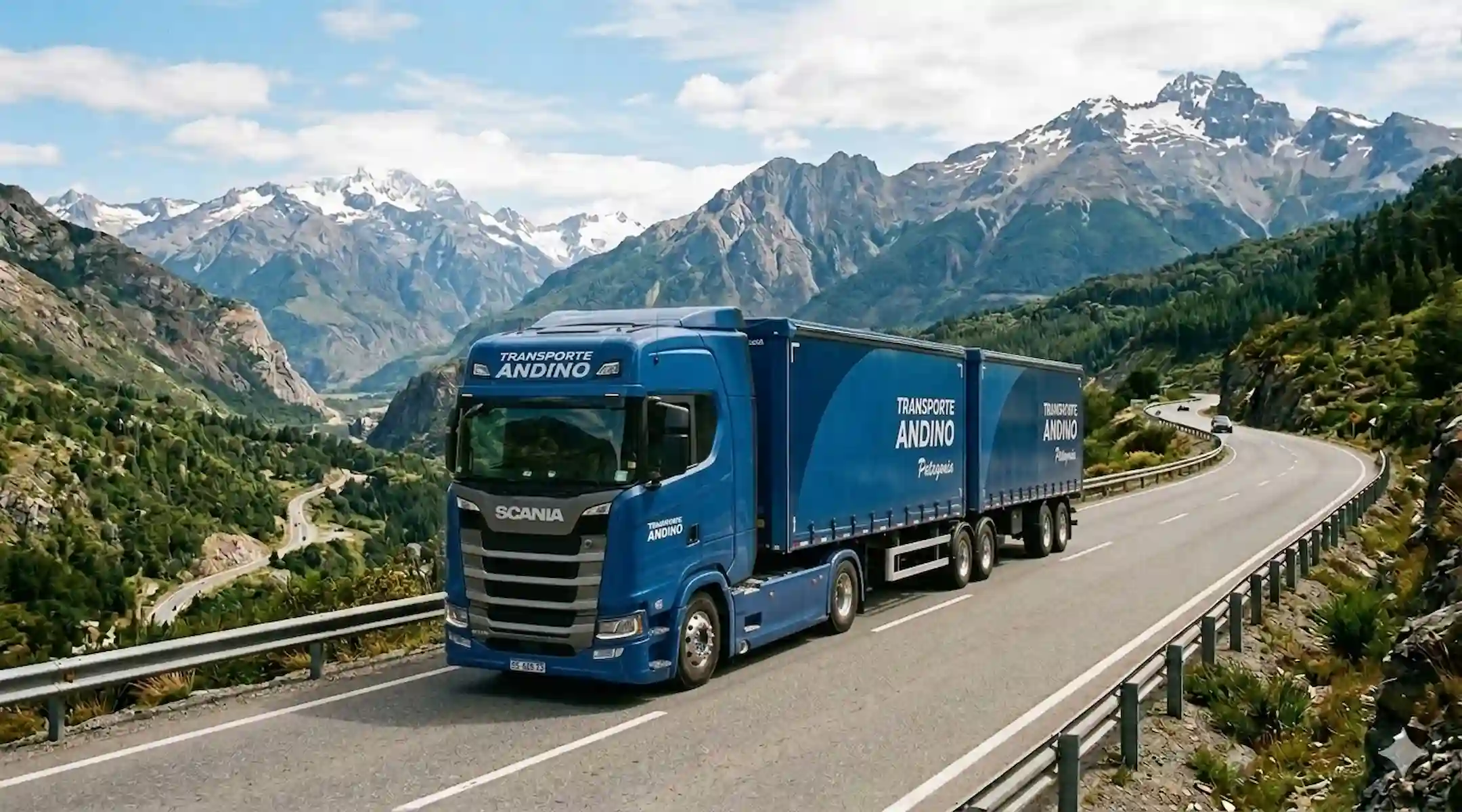 camion de transporte terrestre Exousia Spa foto camion de transporte terrestre Exousia Spa